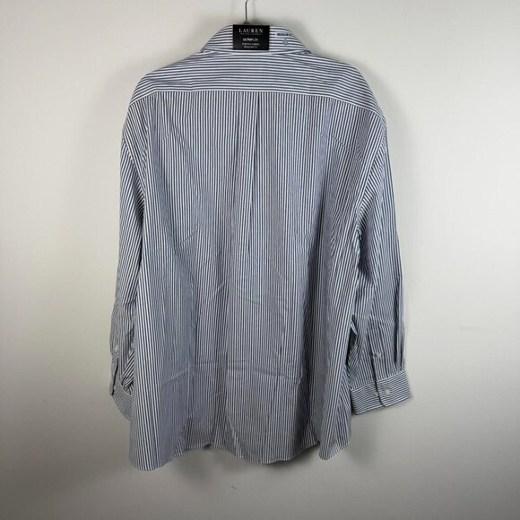 NWT Lauren Ralph Lauren Big & Tall Ultraflex Striped Long Sleeve Shirt 4XL - Picture 4 of 4